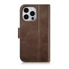 Чохол iCarer Oil Wax Wallet Case 2in1 для iPhone 14 Pro Anti-RFID Brown (WMI14220722-BN)