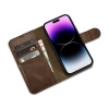 Чохол iCarer Oil Wax Wallet Case 2in1 для iPhone 14 Pro Anti-RFID Brown (WMI14220722-BN)