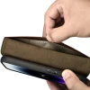 Чохол iCarer Oil Wax Wallet Case 2in1 для iPhone 14 Pro Anti-RFID Brown (WMI14220722-BN)