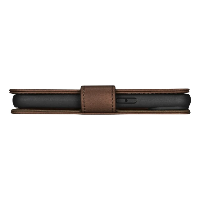 Чохол iCarer Oil Wax Wallet Case 2in1 для iPhone 14 Pro Anti-RFID Brown (WMI14220722-BN)