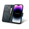 Чохол iCarer Oil Wax Wallet Case 2in1 для iPhone 14 Pro Anti-RFID Blue (WMI14220722-BU)