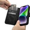 Чохол iCarer Oil Wax Wallet Case 2in1 для iPhone 14 Plus Anti-RFID Black (WMI14220723-BK)