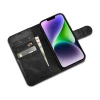 Чохол iCarer Oil Wax Wallet Case 2in1 для iPhone 14 Plus Anti-RFID Black (WMI14220723-BK)