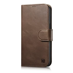 Чохол iCarer Oil Wax Wallet Case 2in1 для iPhone 14 Plus Anti-RFID Brown (WMI14220723-BN)