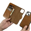 Чохол iCarer Oil Wax Wallet Case 2in1 для iPhone 14 Plus Anti-RFID Brown (WMI14220723-TN)