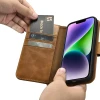 Чохол iCarer Oil Wax Wallet Case 2in1 для iPhone 14 Plus Anti-RFID Brown (WMI14220723-TN)