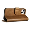 Чохол iCarer Oil Wax Wallet Case 2in1 для iPhone 14 Plus Anti-RFID Brown (WMI14220723-TN)