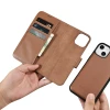 Чохол iCarer Wallet Case 2in1 для iPhone 14 | 13 Anti-RFID Brown (WMI14220725-BN)