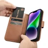 Чохол iCarer Wallet Case 2in1 для iPhone 14 | 13 Anti-RFID Brown (WMI14220725-BN)