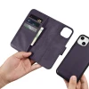 Чохол iCarer Wallet Case 2in1 для iPhone 14 | 13 Anti-RFID Dark Purple (WMI14220725-DP)