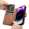 Чехол iCarer Wallet Case 2in1 для iPhone 14 Pro Anti-RFID Brown (WMI14220726-BN)