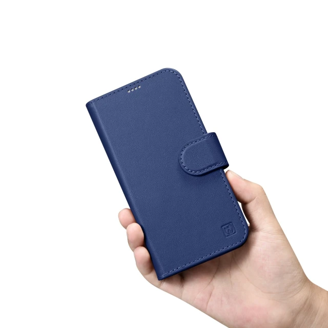 Чехол iCarer Wallet Case 2in1 для iPhone 14 Pro Anti-RFID Blue (WMI14220726-BU)