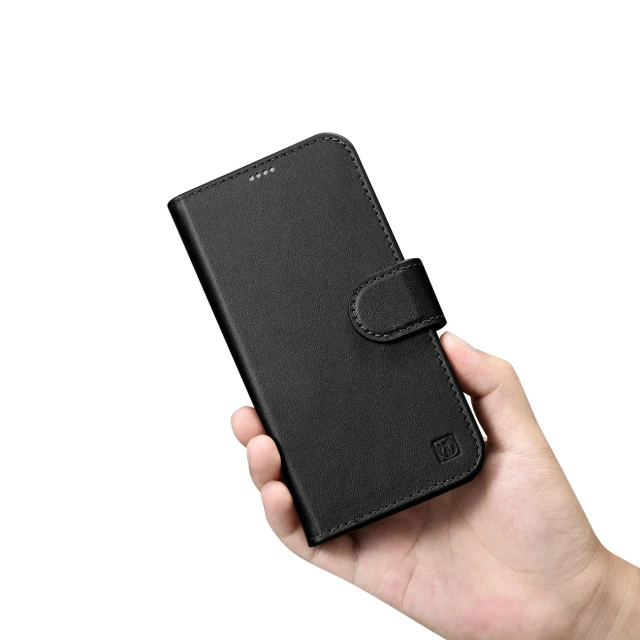 Чохол iCarer Wallet Case 2in1 для iPhone 14 Plus Anti-RFID Black (WMI14220727-BK)