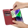 Чохол iCarer Wallet Case 2in1 для iPhone 14 Plus Anti-RFID Red (WMI14220727-RD)