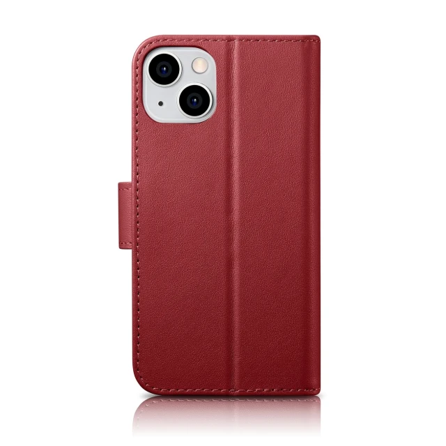 Чохол iCarer Wallet Case 2in1 для iPhone 14 Plus Anti-RFID Red (WMI14220727-RD)