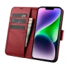 Чохол iCarer Wallet Case 2in1 для iPhone 14 Plus Anti-RFID Red (WMI14220727-RD)