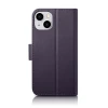 Чохол iCarer Wallet Case 2in1 для iPhone 14 Plus Anti-RFID Dark Purple (WMI14220727-DP)