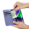 Чохол iCarer Wallet Case 2in1 для iPhone 14 Plus Anti-RFID Light Purple (WMI14220727-LP)