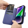 Чохол iCarer Wallet Case 2in1 для iPhone 14 Plus Anti-RFID Light Purple (WMI14220727-LP)