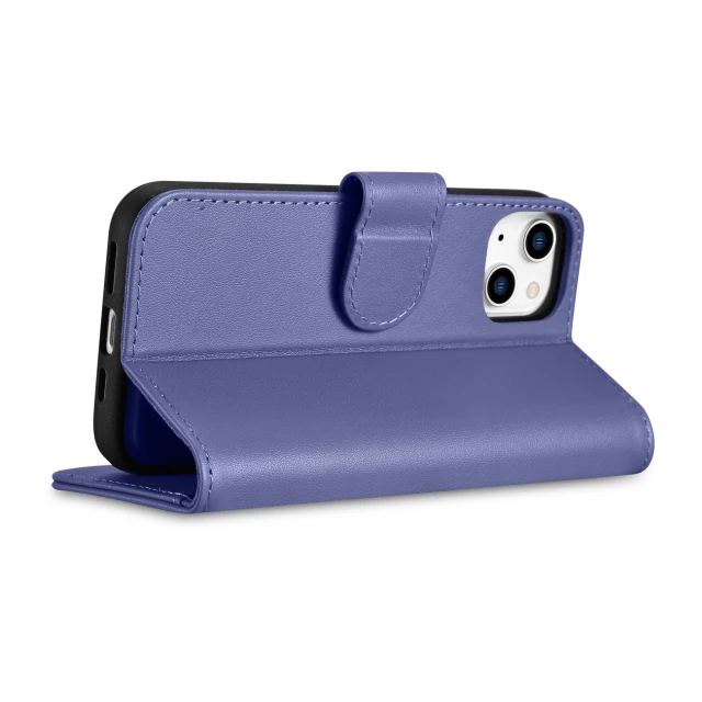 Чохол iCarer Wallet Case 2in1 для iPhone 14 Plus Anti-RFID Light Purple (WMI14220727-LP)