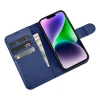 Чохол iCarer Wallet Case 2in1 для iPhone 14 Plus Anti-RFID Blue (WMI14220727-BU)