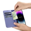 Чехол iCarer Wallet Case 2in1 для iPhone 14 Pro Max Anti-RFID Light Purple (WMI14220728-LP)