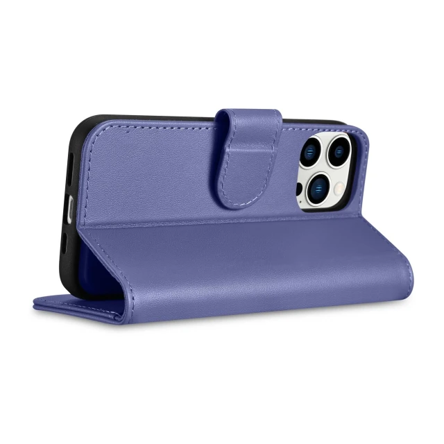 Чехол iCarer Wallet Case 2in1 для iPhone 14 Pro Max Anti-RFID Light Purple (WMI14220728-LP)