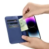 Чехол iCarer Wallet Case 2in1 для iPhone 14 Pro Max Anti-RFID Blue (WMI14220728-BU)