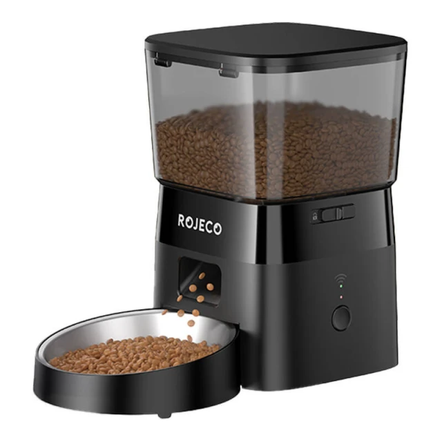 Розумний дозатор корму Rojeco 2L Pet Feeder WiFi Version Black (RWSQWIFIO-2L01)