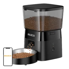 Розумний дозатор корму Rojeco 2L Pet Feeder WiFi Version Black (RWSQWIFIO-2L01)