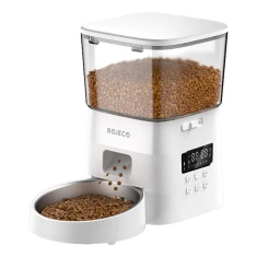 Розумна годівниця для домашніх тварин Rojeco 2L Pet Feeder Button Version Білий (RWSQAJO-2L02)