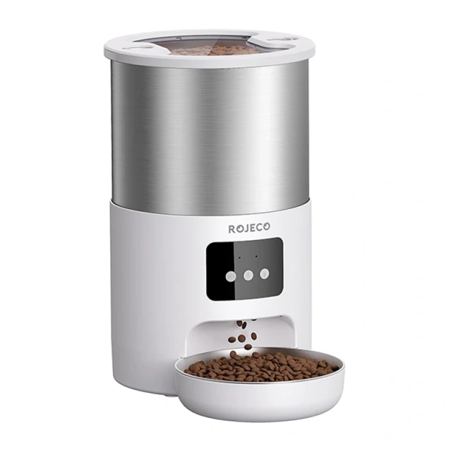 Годівниця для тварин Rojeco Smart Pet Feeder 4.5L Stainless Steel (RWSQYCWF-DP)