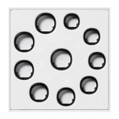 Комплект для перевірки розміру RingConn Gen 3 розмір 6-15 Black (125010001)