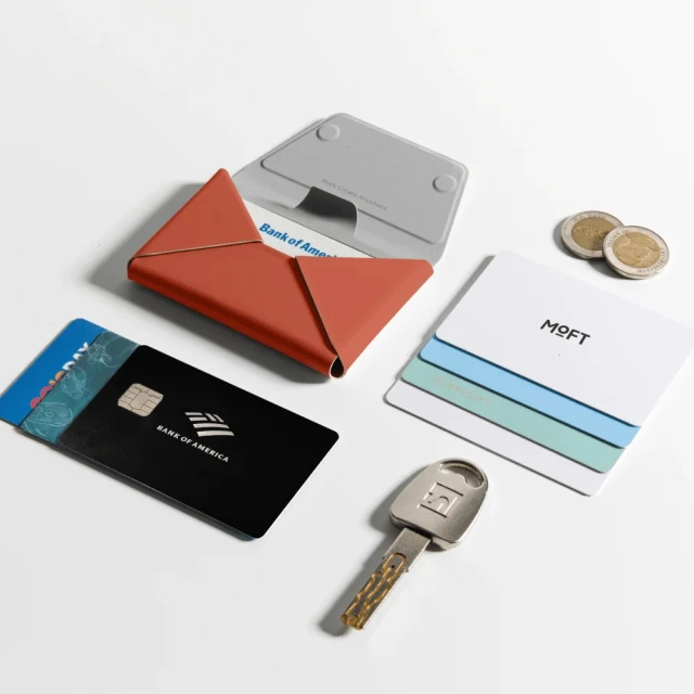 Магнитный кошелек-штатив Moft Agile Travel Red with MagSafe (MB005S-1-CLRD)