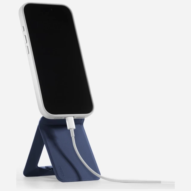 Магнітний гаманець і підставка для телефону Moft Movas Tripod MagSafe Navy (6975820907232)
