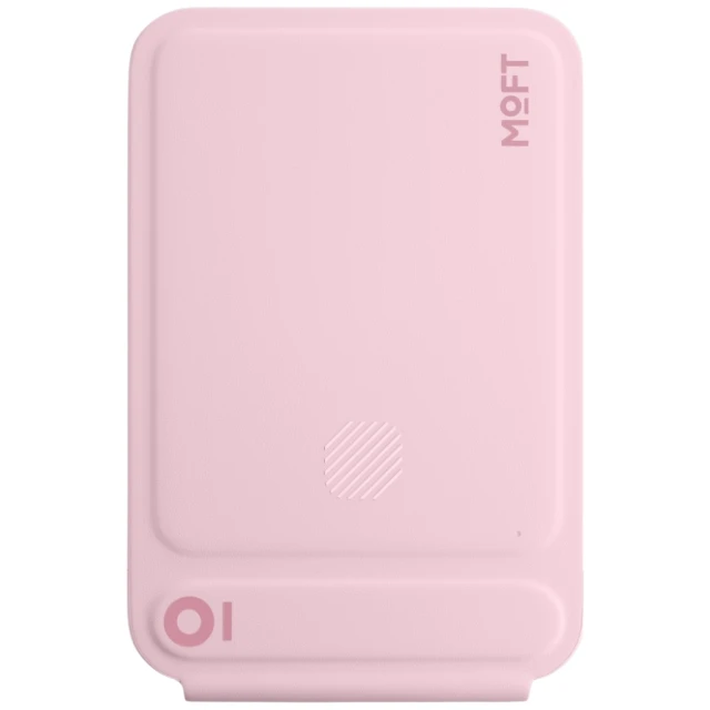 Магнітний гаманець і підставка для телефону Moft Movas Trackable Tripod MagSafe Pink (6975820908512)