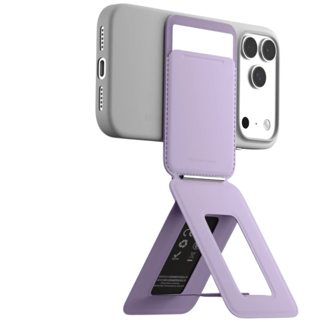 Магнітний гаманець і підставка для телефону Moft Movas Trackable Tripod MagSafe Peony (6975820908529)