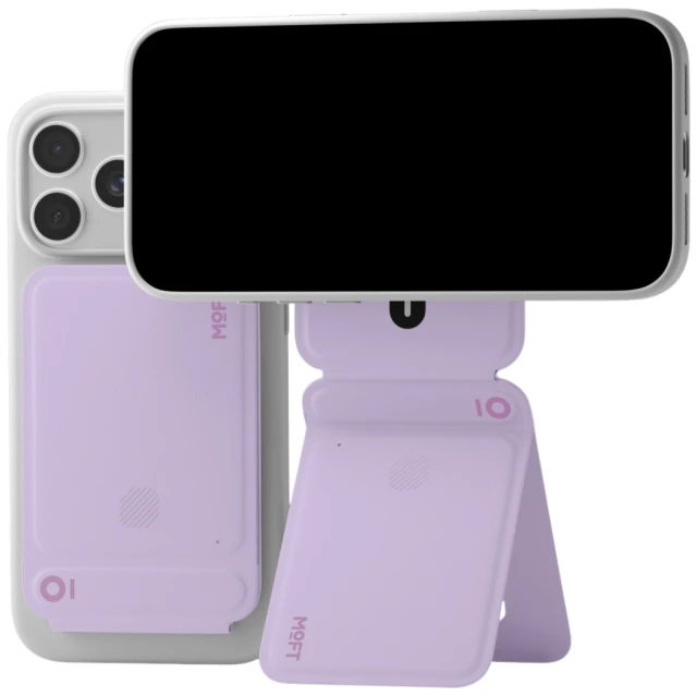 Магнітний гаманець і підставка для телефону Moft Movas Trackable Tripod MagSafe Peony (6975820908529)
