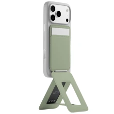 Магнітний гаманець і підставка для телефону Moft Movas Trackable Tripod MagSafe Khaki Green (6975820908536)