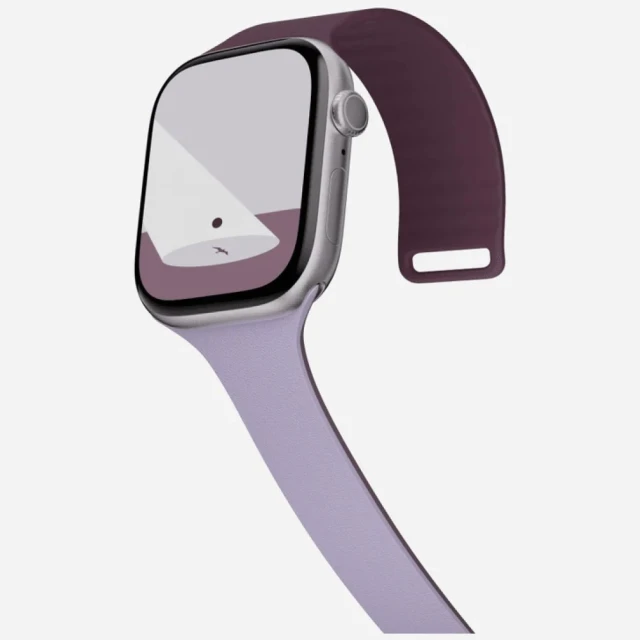 Ремінець Moft Sport 42 мм для Apple Watch Blueberry-Peony (6975820908833)