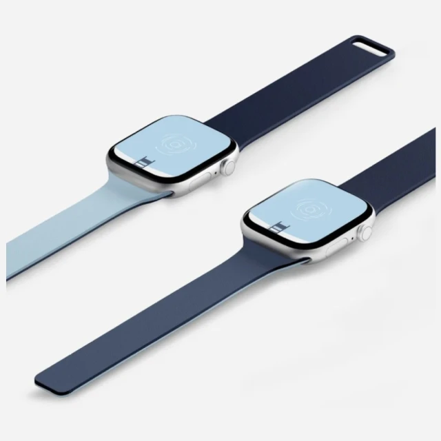 Ремінець Moft Sport 42 мм для Apple Watch Navy-Smoothing Mist (6975820908840)