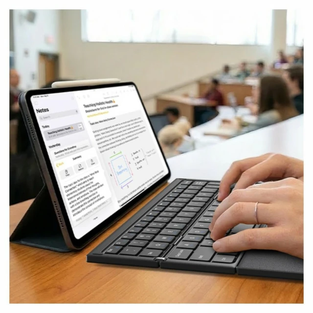 Складна клавіатура з тачпадом SODI ZO1T Tri-Fold Bluetooth Black (B2.018647)