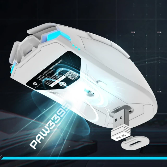 Ігрова миша Machenike M7 Pro бездротова White (6975971291181)