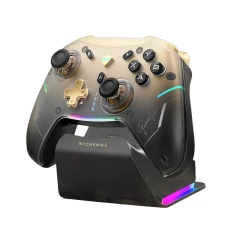 Контролер для ігор Machenike G5Pro Premium Edition бездротовий зі станцією зарядки Black Gold (6975971295493)