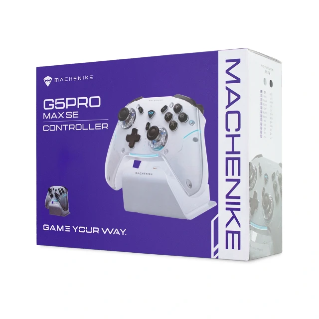 Ігровий контролер Machenike G5Pro Max бездротовий із зарядною станцією White (6975971295745)