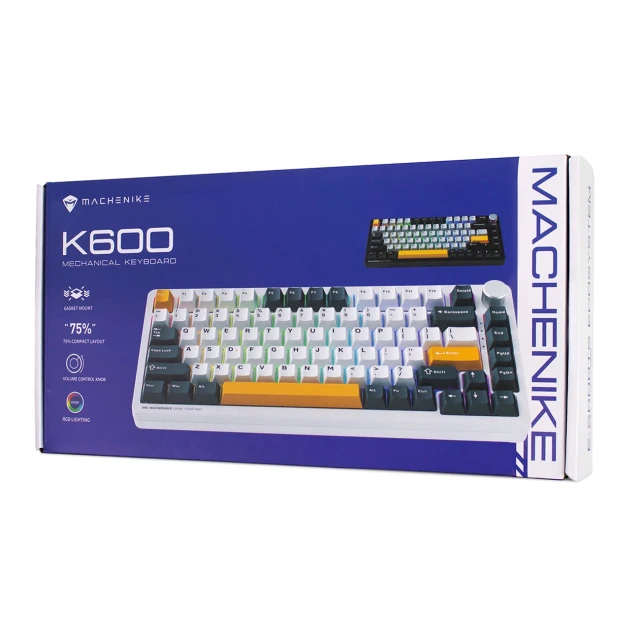 Клавіатура Machenike K600-B82W Black (6975971296513)