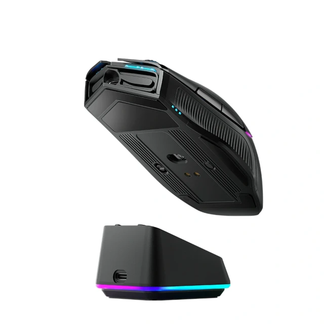 Ігрова миша Machenike L8 Pro бездротова зі станцією для зарядки Black (6975971299484)
