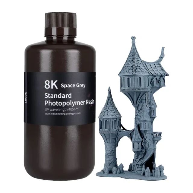 Смола ELEGOO Water Washable 8K Space Grey (50.103.0128)