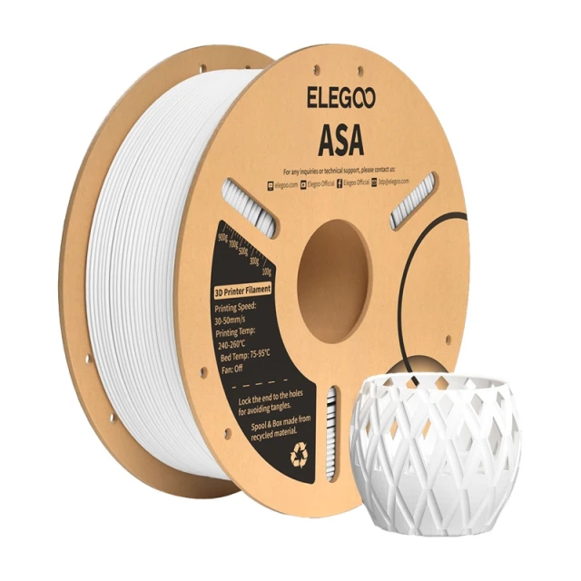Філамент ASA ELEGOO White (50.203.0183)