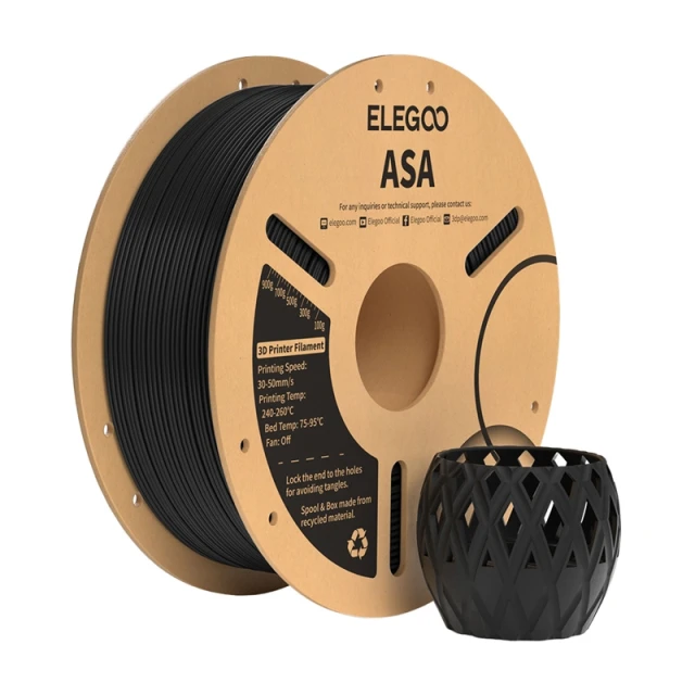 Філамент ELEGOO ASA 1,75 мм Black (50.203.0182)